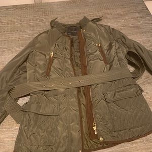Zara Women's Olive Green Coat